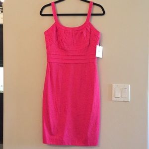 Calvin Klein hot pink dress 4